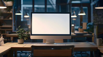 room with tv. Generative AI