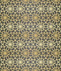Islamic background with traditional style arabic. Seamless pattern for card, background, fabric or abstract design. Muslim ornament.