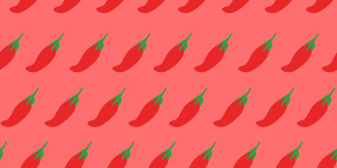 chili pattern Background. flat illustration chili pattern background. pepper pattern background. hot chili pattern background.