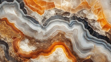 Natural mineral textures with metallic flecks and earthy colors
