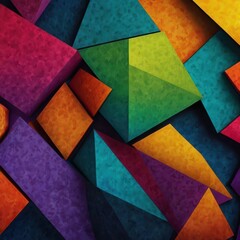 Abstract Colorful Texture with Organic Patterns - High-Resolution Digital Art for Commercial Use