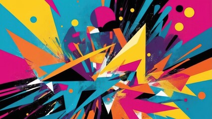 Abstract Colorful Texture with Organic Patterns - High-Resolution Digital Art for Commercial Use