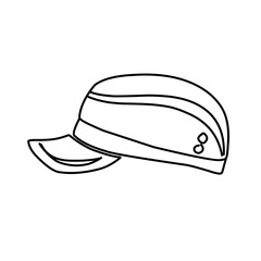 Hats doodle illustration including icons 