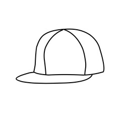 Hats doodle illustration including icons 