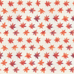 Simple drawing of a maple leaf on a white background, autumn mood, filled space