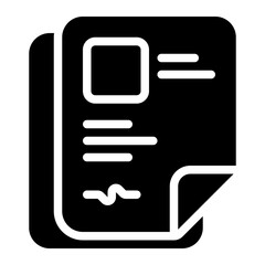 Personal Profile Solid Icon