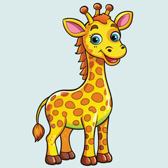 Fototapeta premium giraffe vector illustration