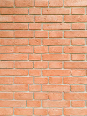 Uniform Orange Brick Wall Pattern