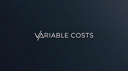 text of Variable Costs