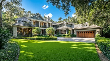 Charming Large House with Expansive Lawn