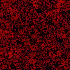 Abstract black and red swirly pattern.