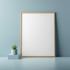 Blank wall art mockup to add your design