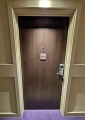 Hotel room door 666