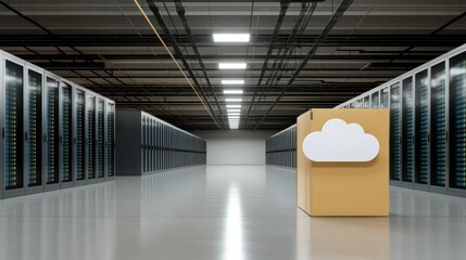 Cloud Computing Server Room