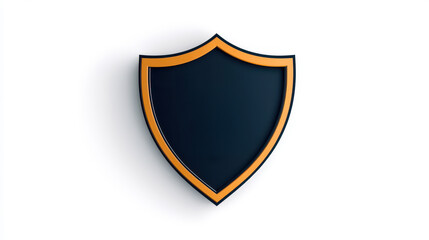 Golden Rimmed Black Shield