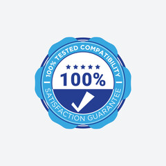 100% Tested Compatibility Badge and Icon Collection for Business Products