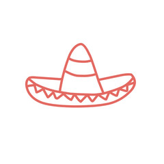 hat cap vector outline doodle