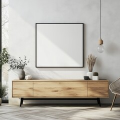 Modern Living Room Mockup.