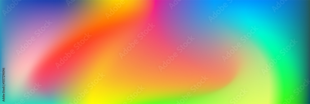Poster vibrant abstract gradient background with soft color transitions