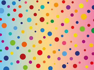 pattern with colorful confetti