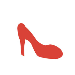 Woman high heels illustration icon