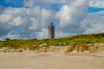 Am Strand von Blavand in Dänemark