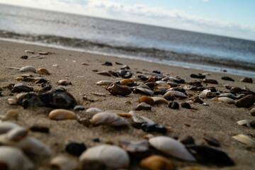 Am Strand von Blavand in Dänemark
