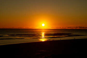 Am Strand von Blavand in Dänemark