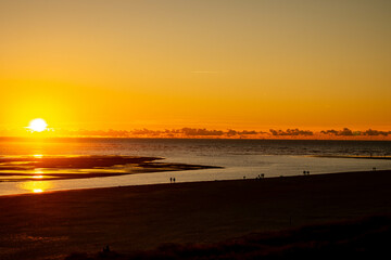 Am Strand von Blavand in Dänemark