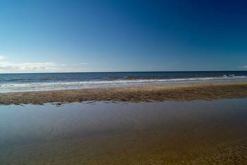 Am Strand von Blavand in Dänemark
