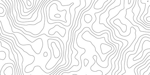 Topographic map background geographic line map with elevation assignments. Modern design with White background with topographic wavy pattern design.paper texture Imitation of a geographical map shades