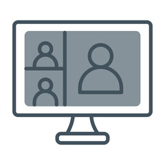 Virtual Meeting Icon Design