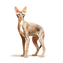 Cat breed Oriental shorthair