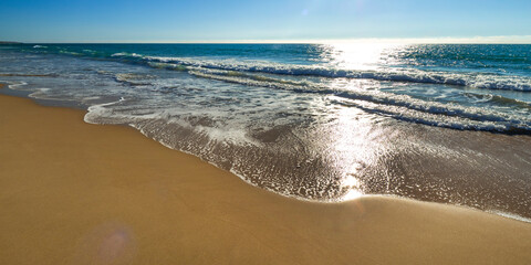 Beach of la Barrosa, Playa de la Barrosa, Chiclana, Andalucía, Spain, Europe