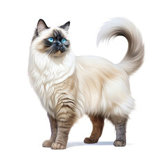 Cat breed Birman