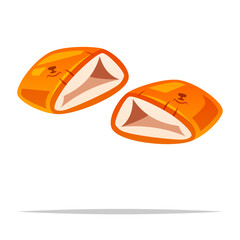 Swimming inflatable armbands vector isolated illustration