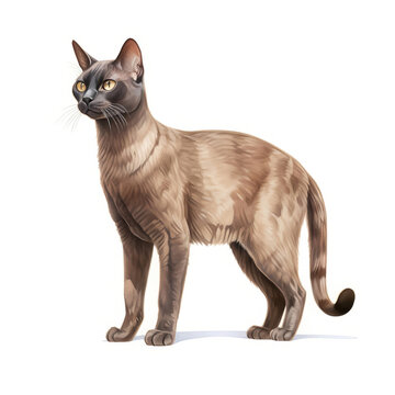 Cat breed Burmese