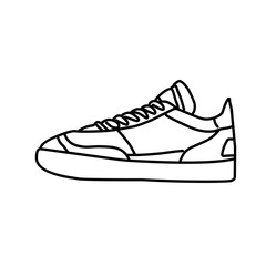 Sneakers minimal vector icon