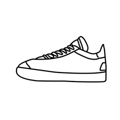 Sneakers minimal vector icon