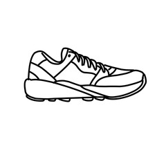 Sneakers minimal vector icon