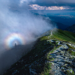 A Brocken Spectre in Tatra Mountains