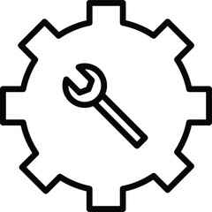 Setting Icon Set Illustration