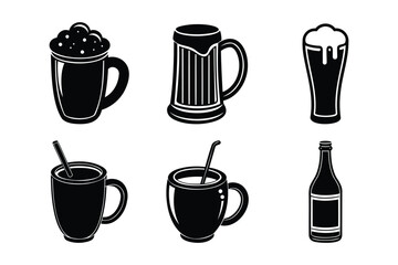set of beer mugs