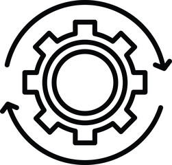 Setting Icon Set Illustration