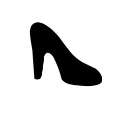 high heel shoes icon vector