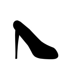 high heel shoes icon vector