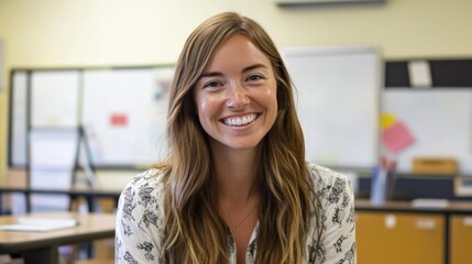 Fototapeta premium Beyond the Classroom Walls: How One Teacher Inspires Students to Reach Their True Potential