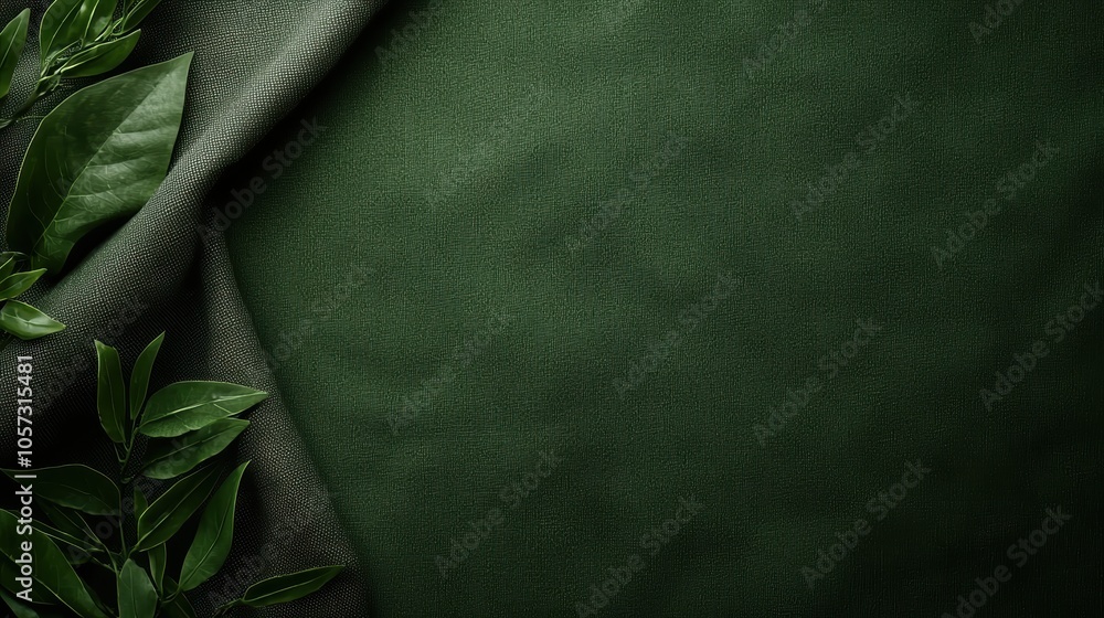 Poster subtle gradient of small dots on forest green background