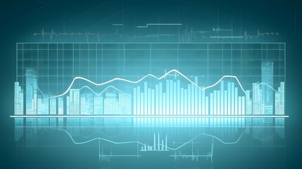 Abstract Financial Growth Chart