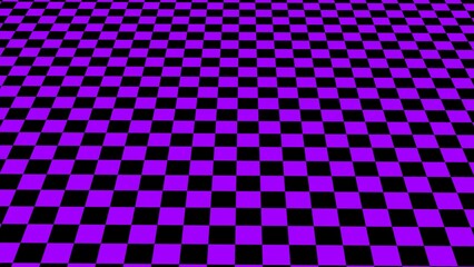 3d purple black checker board